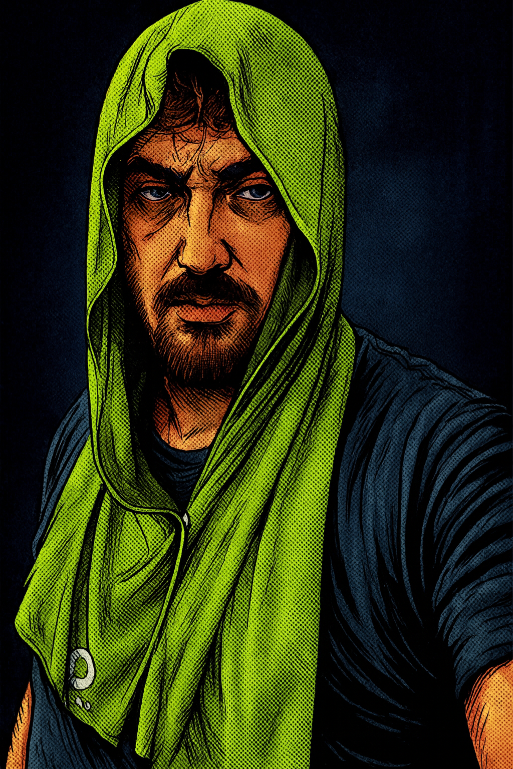 Ben Larson — comic style portrait